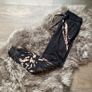 Woman’s distressed - tie•dye, bleached out jogger